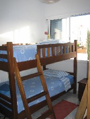 View of the Bunk Beds in Villa 26, Iris Cottages
